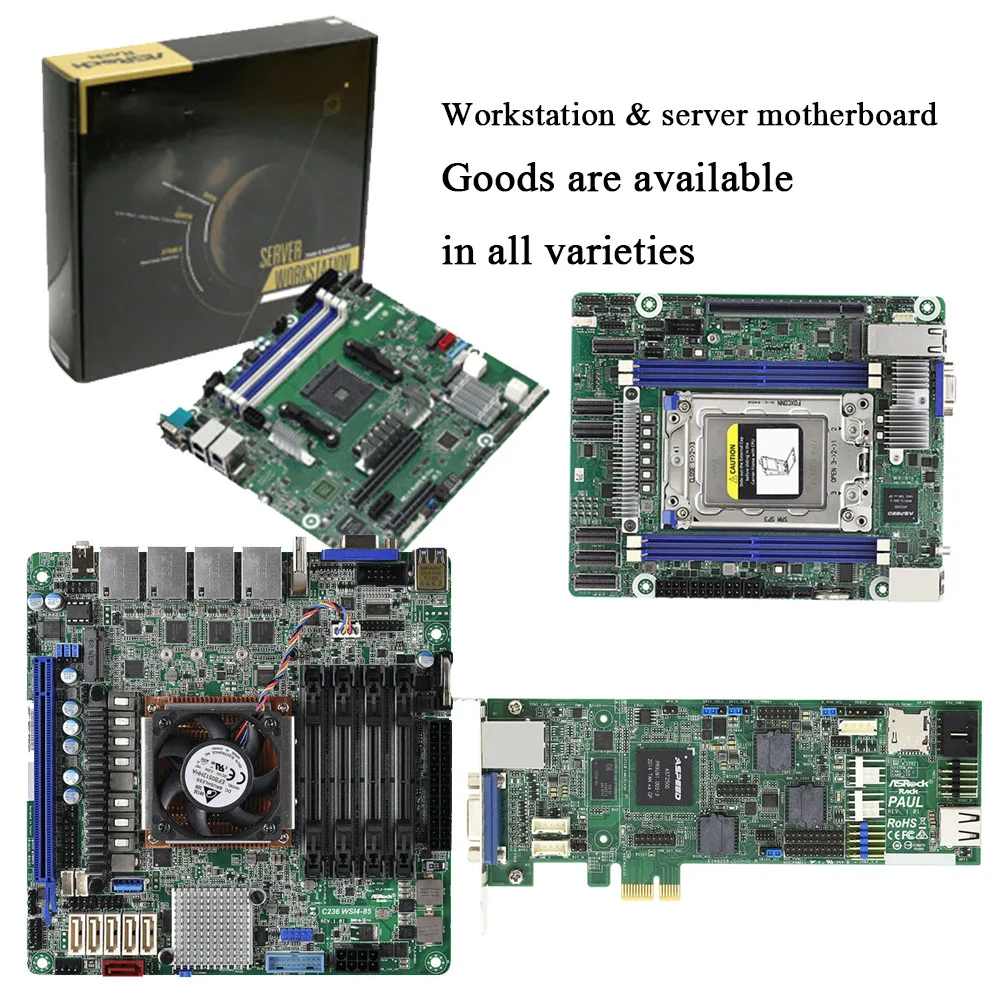 Server Motherboard For ASRock Rack For D1541D4I DDR4 128GB Support Xeon D1541 High Quality, Fast Transportation
