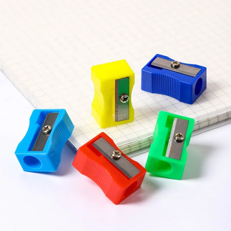 Pencil Sharpeners in Bulk,Colorful Mini Handheld Pencil Sharpener for School Classroom Kids