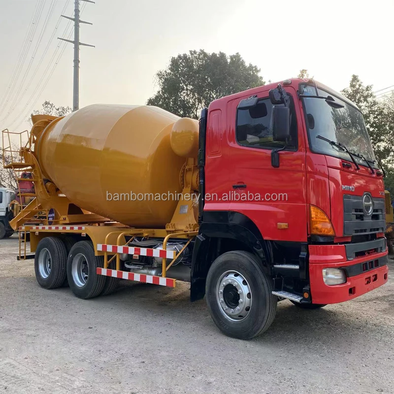 Small Portable Hino Concrete Mixer In Saudi Arabia Dubai Low Price