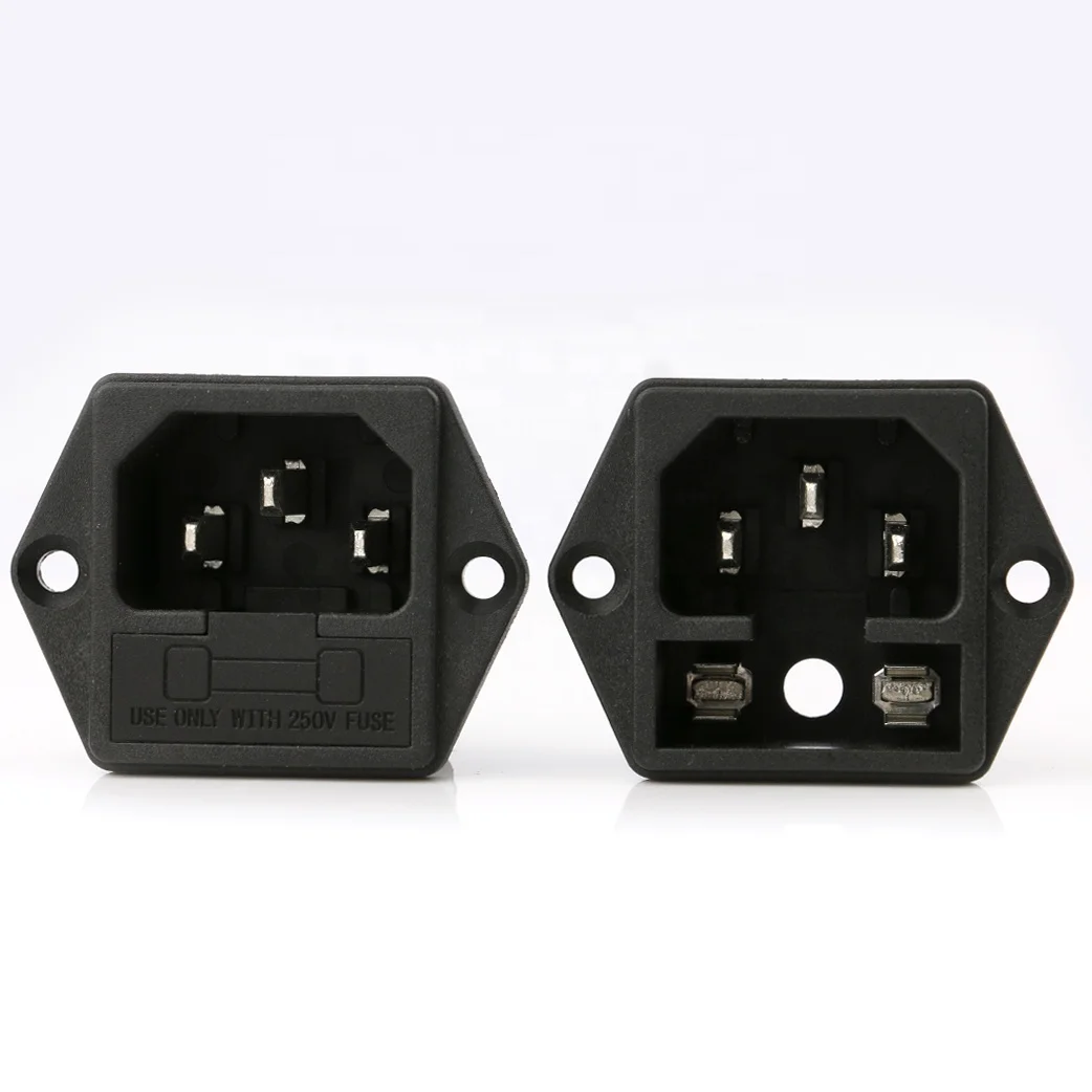 AC-03 IEC C13 C14 AC Розетка Pcb 3 шпильки