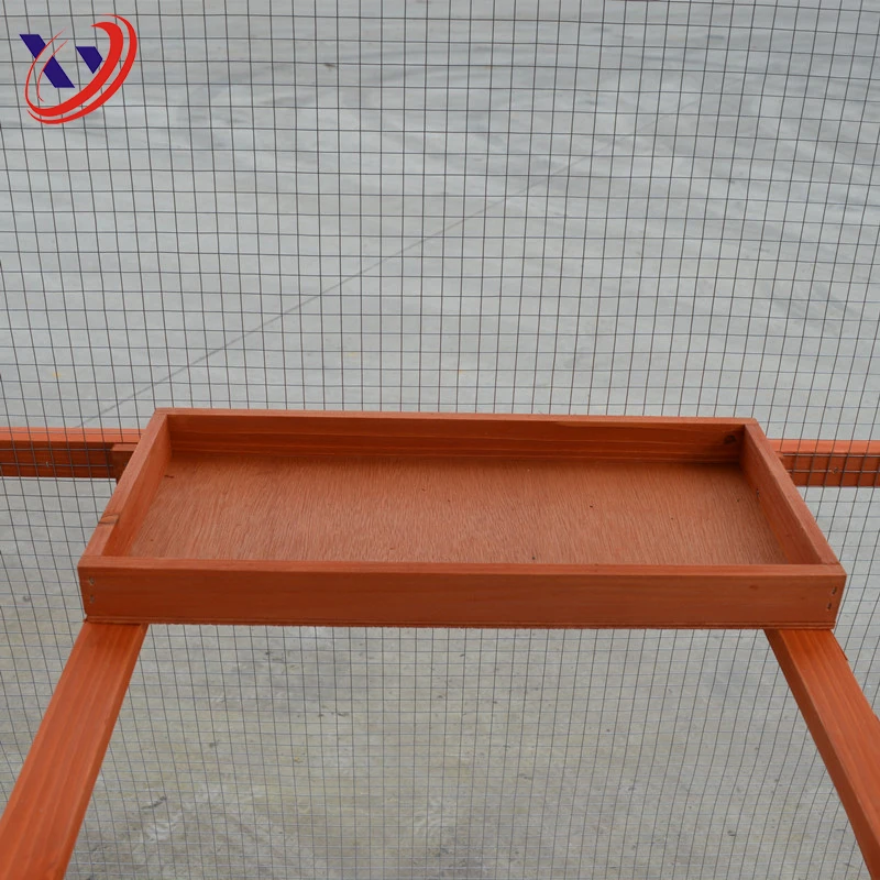 Parrot Wooden Bird Cage with Metal Tray