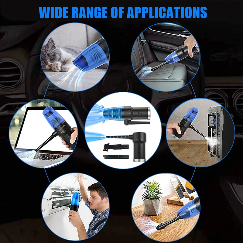 Electric Air Blower Duster Cleaners Vacuum Cleaner Cordless Air Duster
