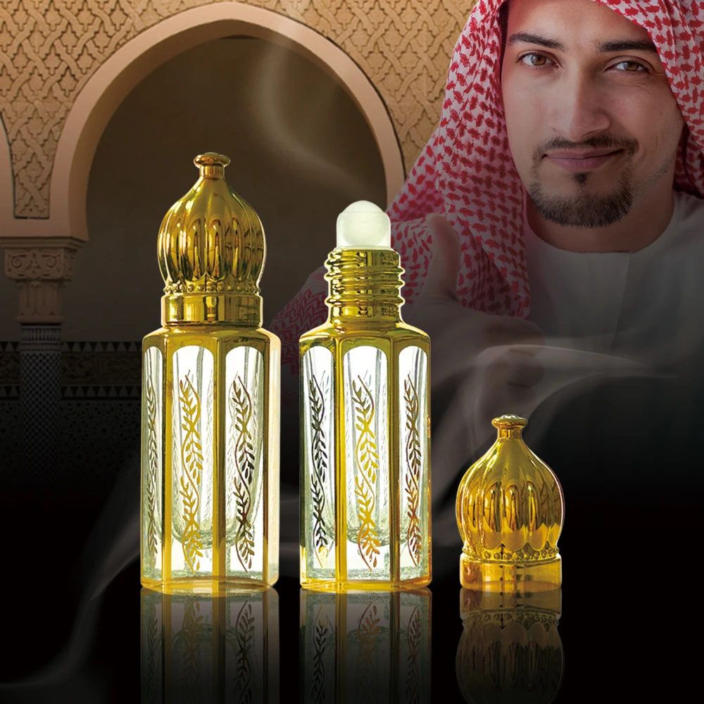 Wholesale Long Lasting Lavender Nutmeg Coriander Oak Moss Woody Aroma Essential Oil 12ML Roll-on Dubai Arabian Perfume for Men