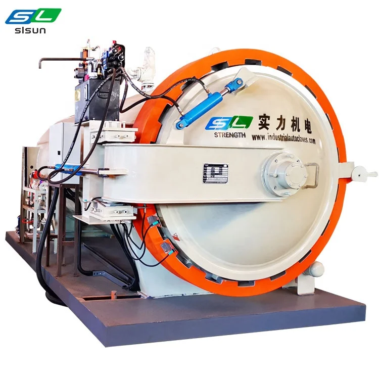High Pressure OEM,ODM Large Composite Autoclave vacuum Carbon Fiber Autoclave with U stamp