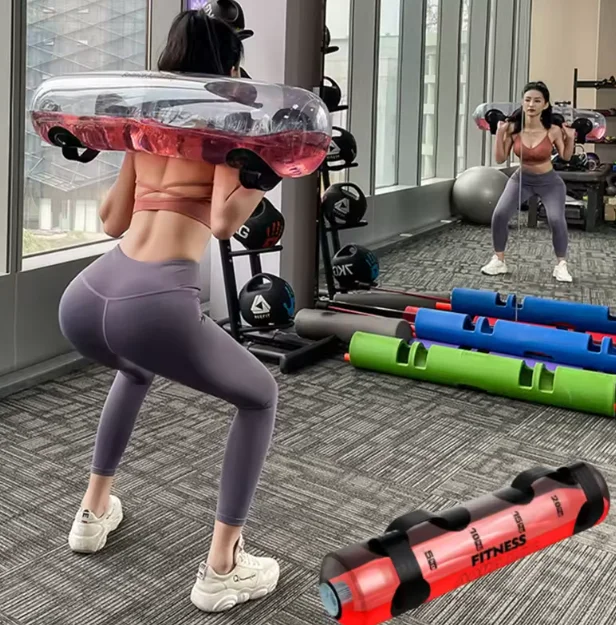 PVC Aqua Fitness Bag Ultimate Core and Balance Training for Home Gym, 55 LBS, Portable Stability Fitness Equipment