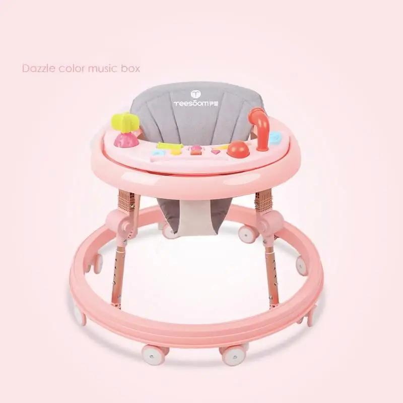 Hot Baby Walker With MusicBaby Rolling Child Walker Lightweight 360 Degree Rotating Baby Walker with Wheels