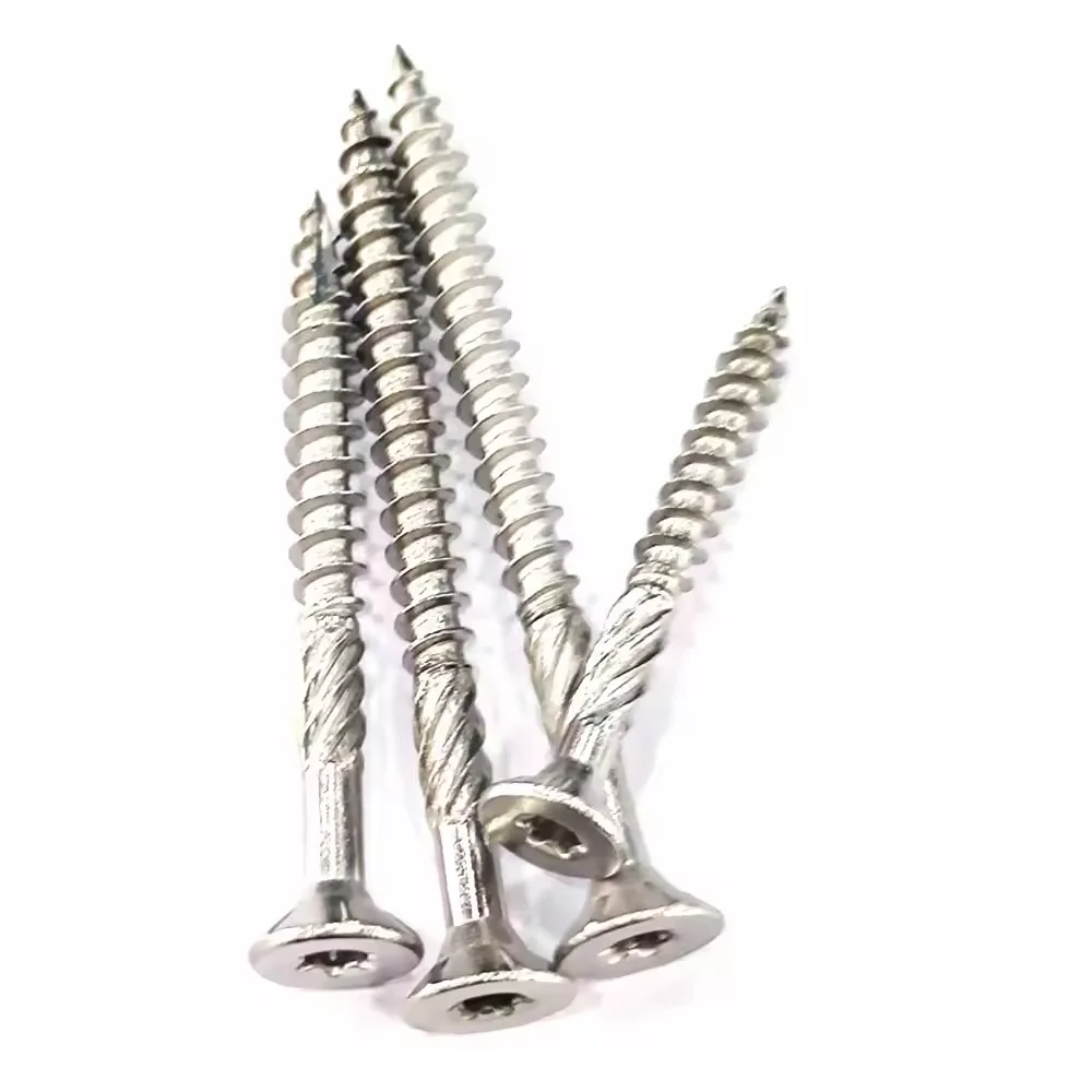 Self Tapping Decking Screw 304 316 Stainless Steel Or Zinc Plated Pan Torx Head Screws Wood Self Tapping Screw