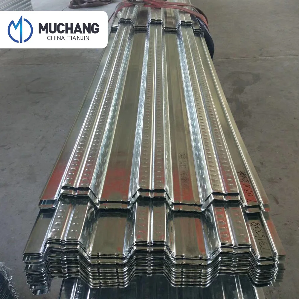 building materials corrugated steel deck panel plate metal floor decking sheet for concrete slab