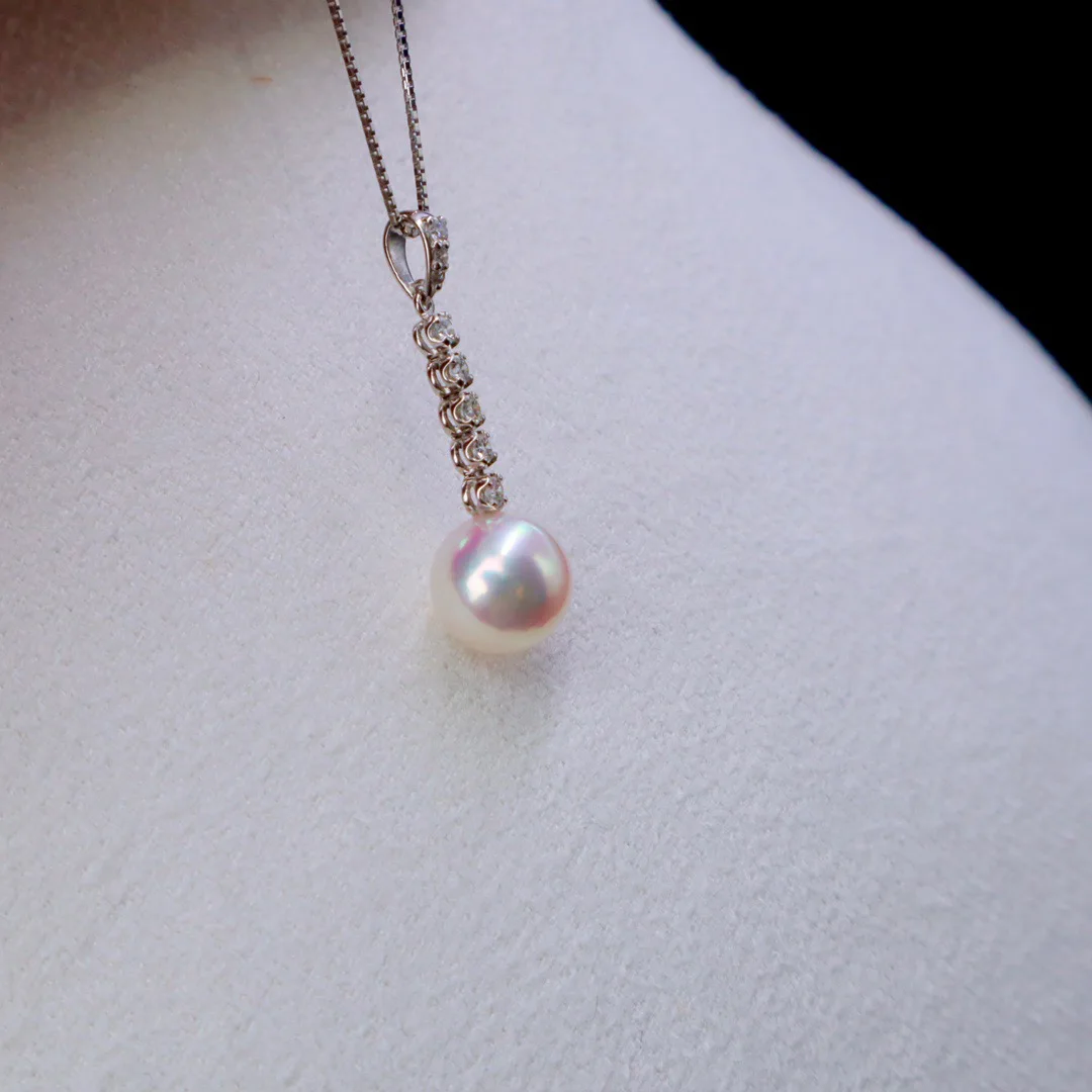 Customized 2024 New Design 18k Gold with Diamond Dainty Mother of Pearl Jewelry Sunshine Necklace