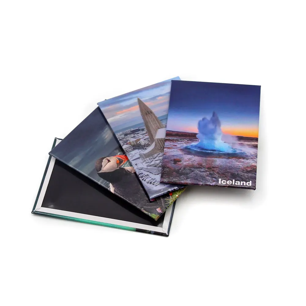Iceland Reykjavik tourist 80*53mm hallgrimskirkja Church pufin design country city souvenir shop fridge magnet