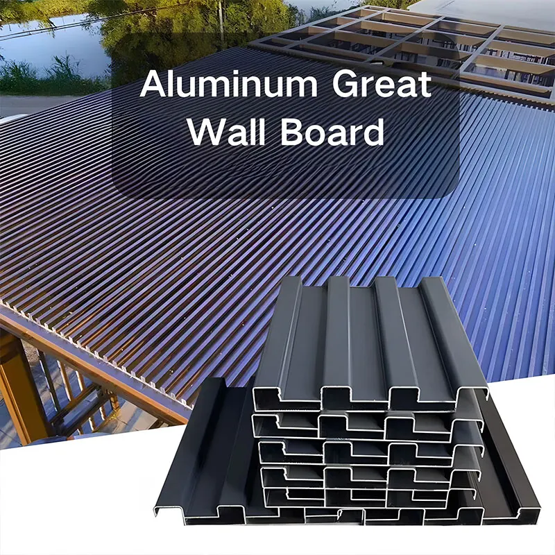 Alu Aluminum Tiles Gazebo for Sunshade Tiles  Outdoor Windproof  Pergola Modern Pergola Roof  Sunroom Waterproof Greenhouse