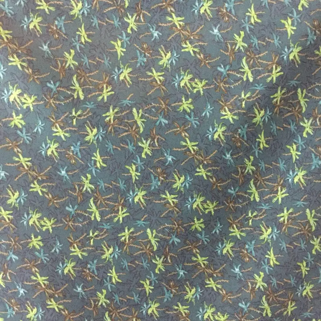 Chinese Manufacturers Modern Design Plain Printed Fabric Customized for Dress