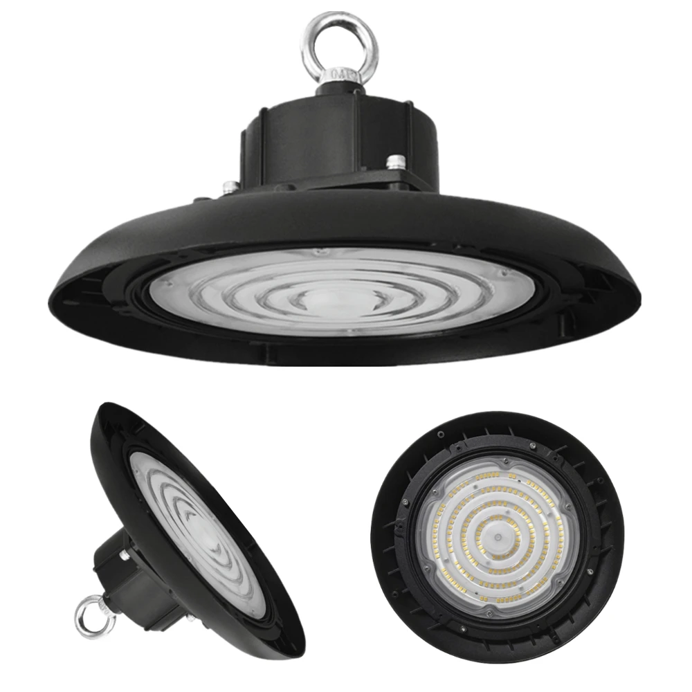 China Factory UFO High Bay Light 150W Waterproof IP65 Suspended Industrial Workshop Warehouse LED Lights