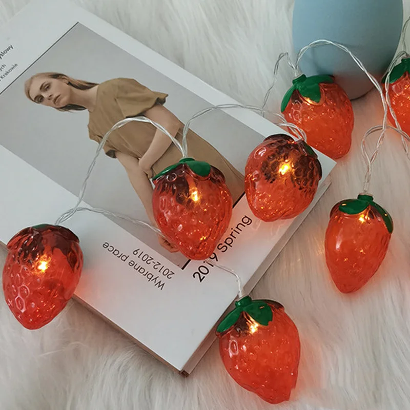 Festival Decoration Battery powered Fairy Party Led Fruit Shape Banana String Lights