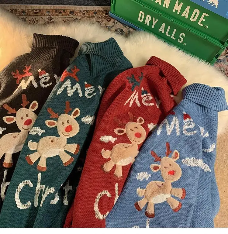 
Wholesale fashion Christmas Holiday winter warm knitting sweaters 