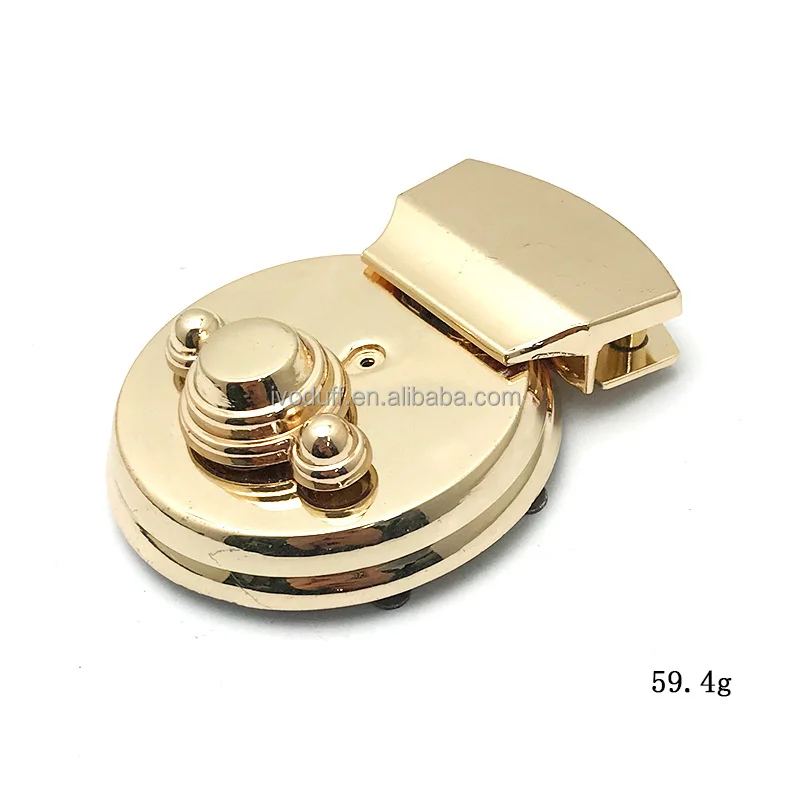 Handbag Lock Hardware Turn Lock Clasp Metal Twist Lock For Handbag