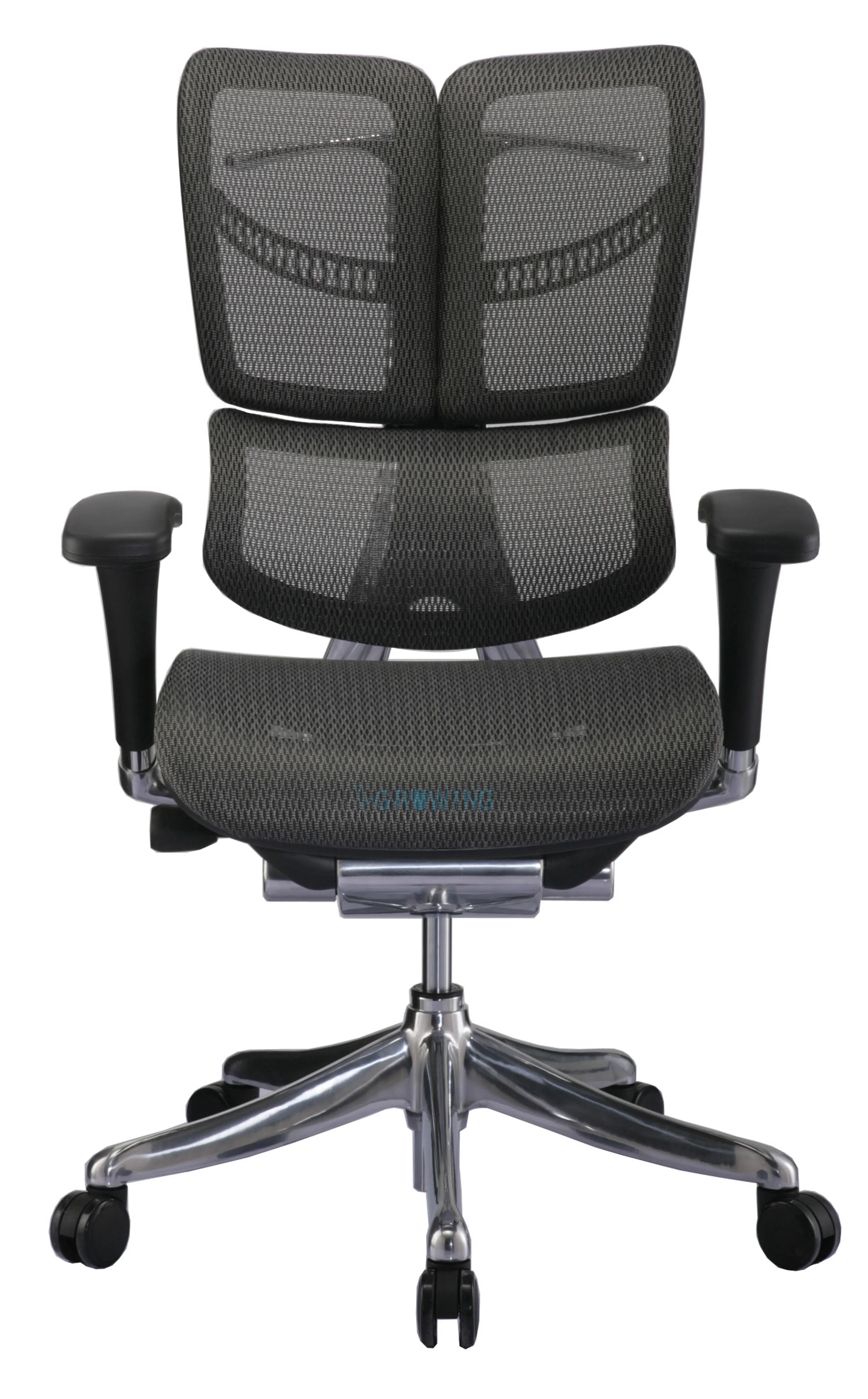 Modern High-Back Ergonomic Office Chair for Boss Black Executive Lift Chair with Revolving Feature Leather and Metal Material