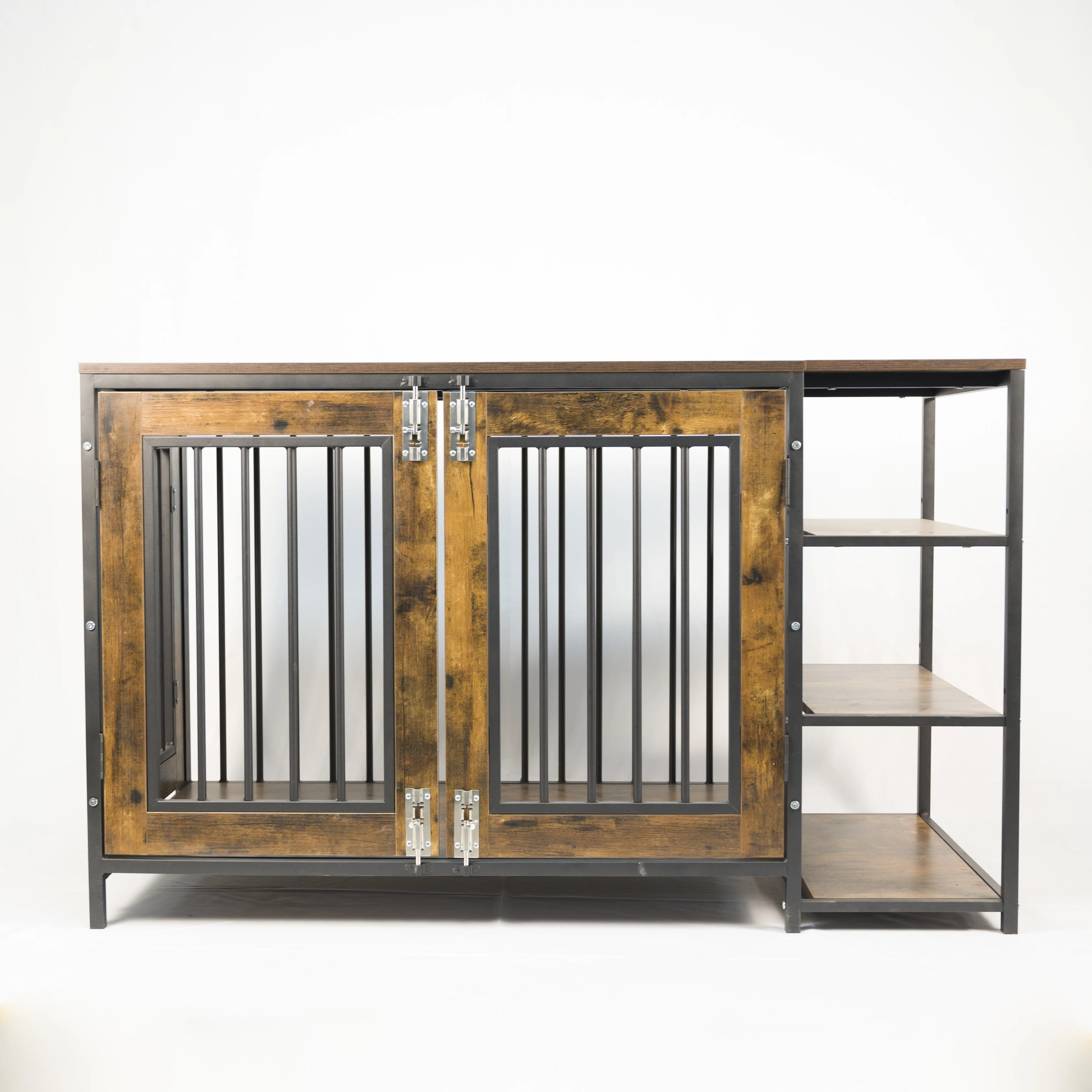 Оригинальная Заводская винтажная железная деревянная клетка для собак комнатная вилла для домашних животных