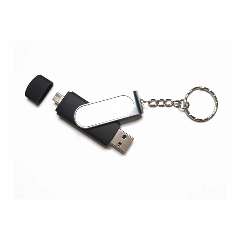 Sublimation USB 2.0 4GB 8GB 16GB 32GB 64GB Rotating TYPE C USB Flash Drive