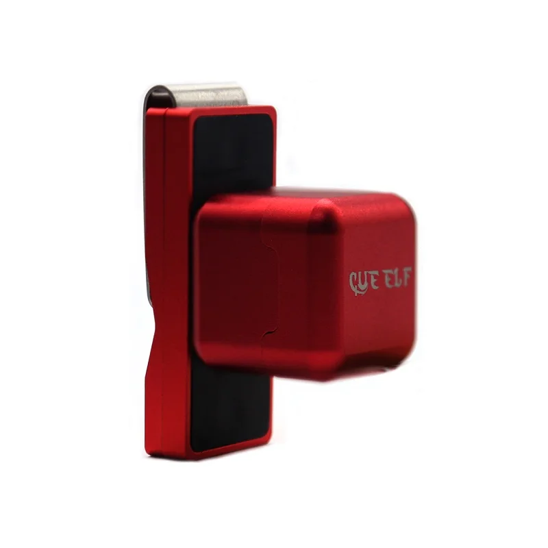 Cueelf superior quality blue magnetic pool  chalk holder clip for pool cue tips portable billiards/snooker chalk holder