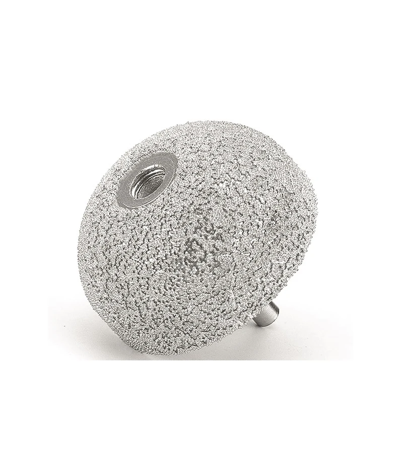 
Aluminum Oxidated Carbide Steel Flared Contour Wheel /Cup with Arbor Adaptor Removing Rubber Efficiently Buffing Wheel 