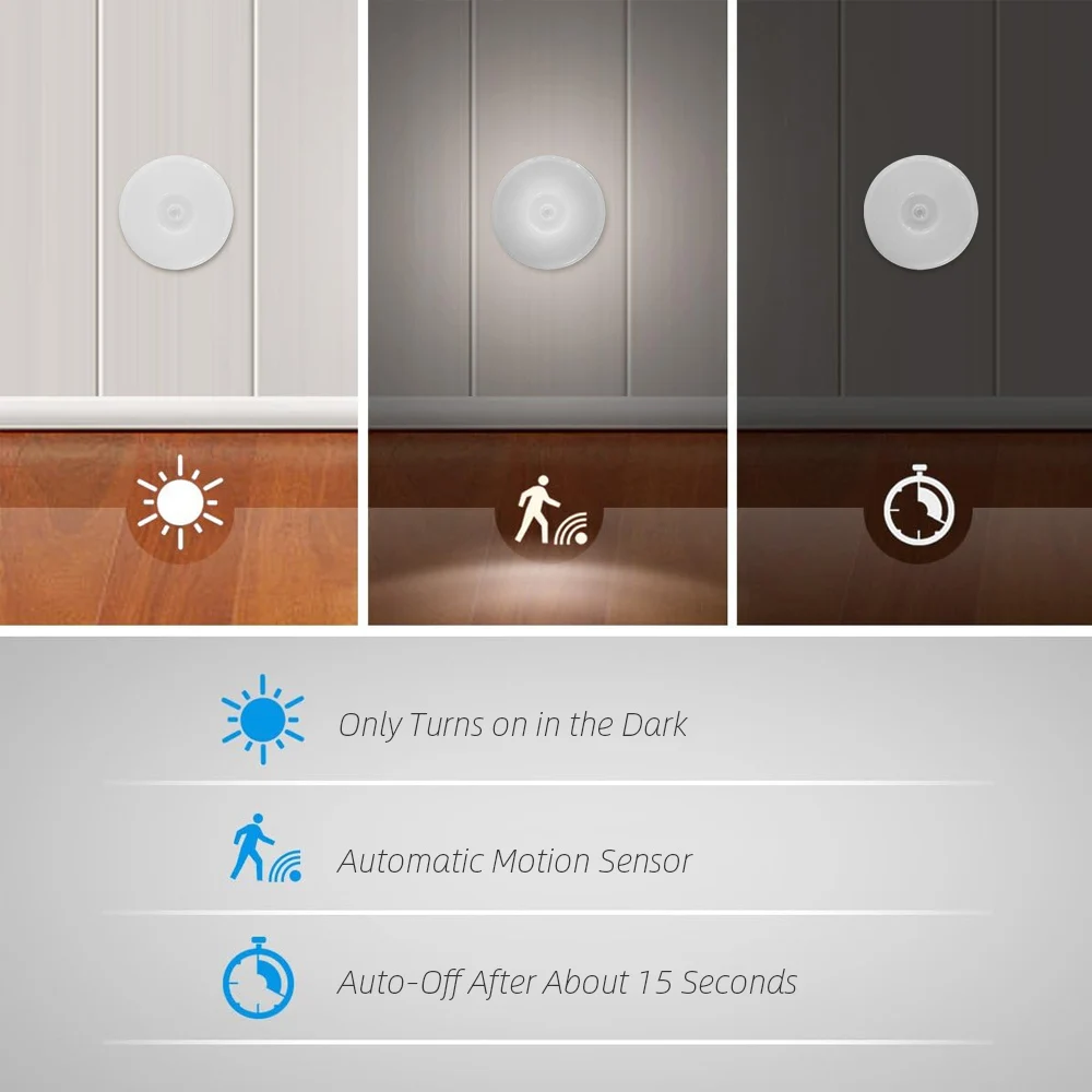 Customization Night Lights Rechargeable Motion Sensor Led Light Led Motion Sensor Cabinet Light