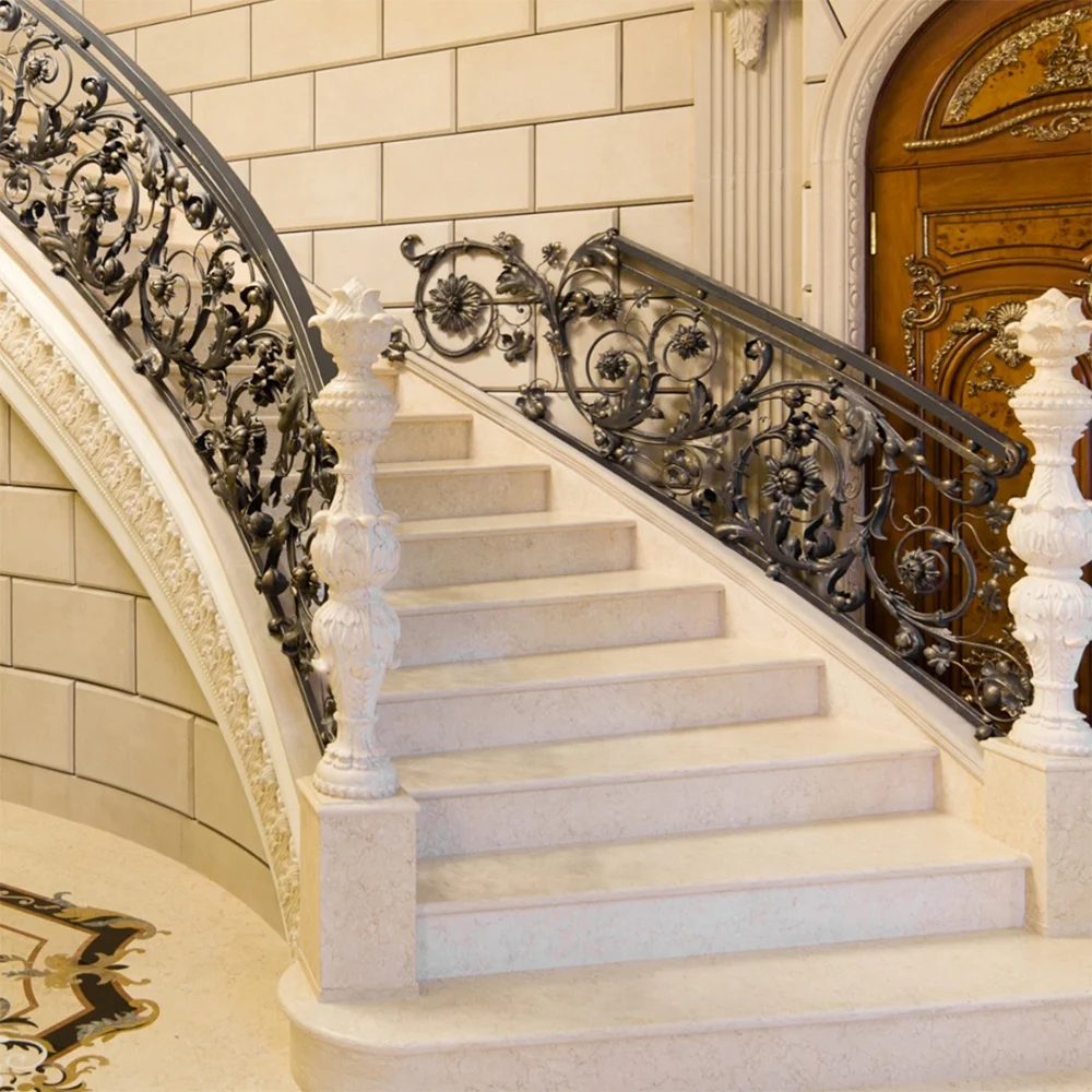 Exterior Wrought Iron Stair Handrail railing designs