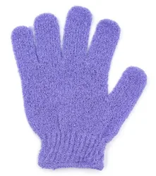 Nylon single color bath gloves exfoliate exfoliating glove remove dead skin