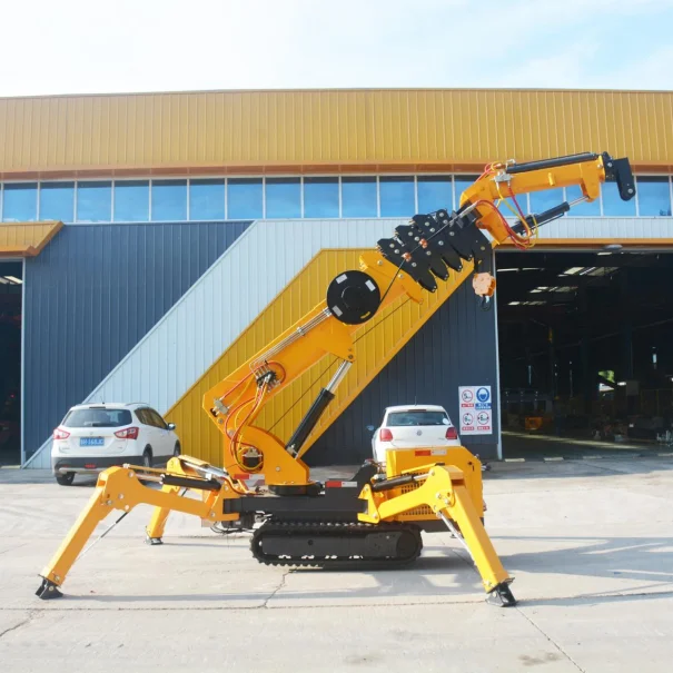 spider crane 1 ton 3 ton 5 ton 8 ton 12 ton spider mini crawler crane long boom spider crane