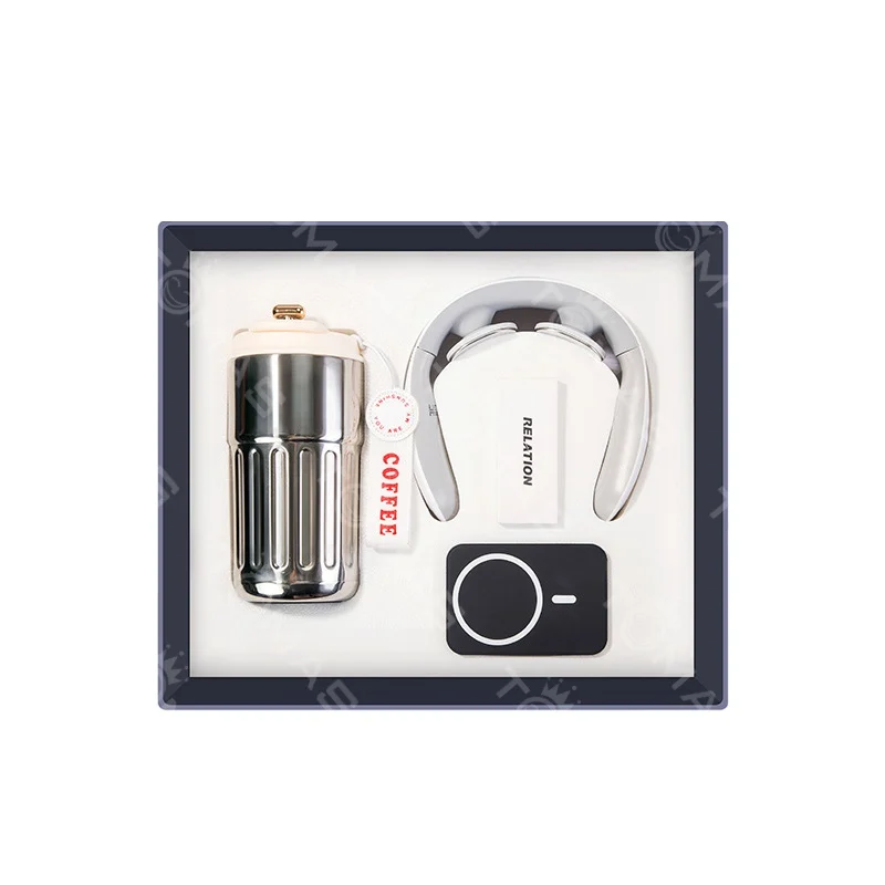 Promotional Events Business Gift Outdoor Travel Customized Computer Backpack Coffee Mug Neck Massager Novelty Electronics Items