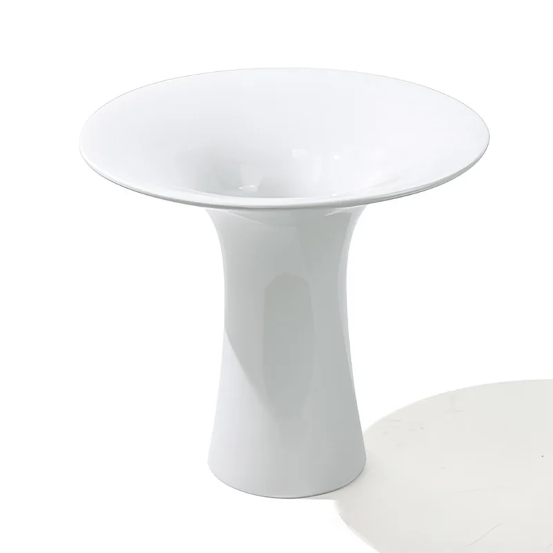 Japanese style Chifang waist tied ceramic vase Jianshan flower arrangement vessel