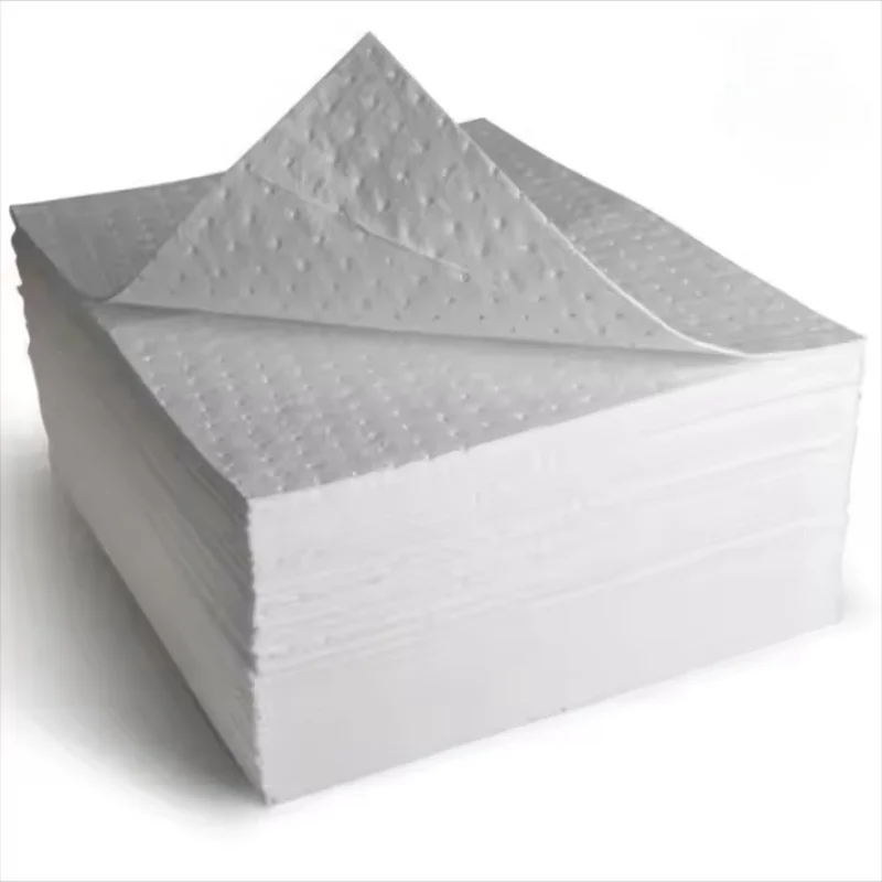 oil Absorbent pad roll pillow 40cm x 50cm chemical universal absorbent pad mat sheet sock oil absorbing roll boom spill kits