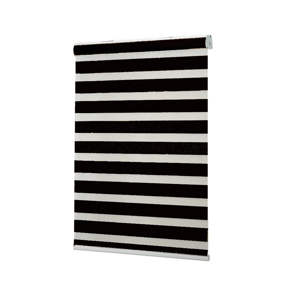 Factory Price Free Sample 100% Polyester Fabric Customize Blackout Blinds Zebra Roller Shade