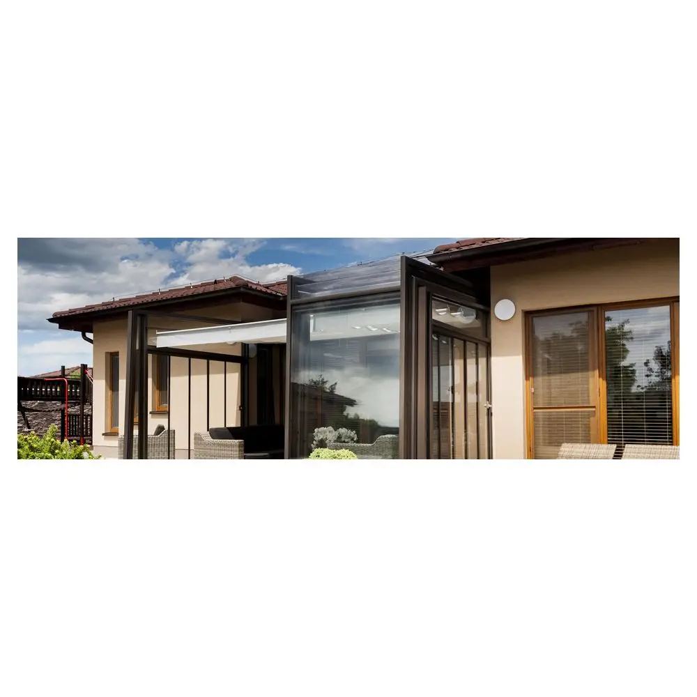 Prima Bi fold Sun Parlor Bifolding Solarium  Smooth Garden Room