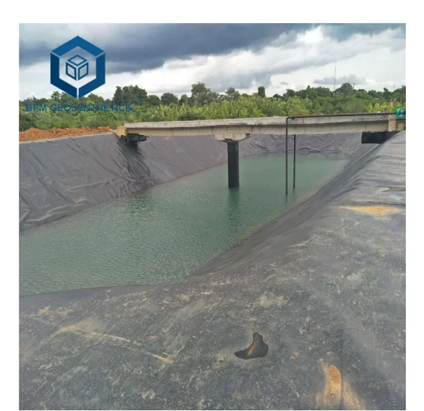 High Density Polyethylene Roll 0.5mm Waterproof Geomembrane Pond Liner Water Pond Plastic Virgin Hdpe Pond Liner Suppliers