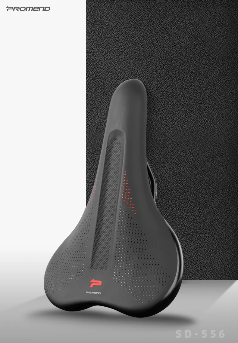 Promend Soft PU Leather Bicycle Saddle Comfortable Foam 5years Use BiKe Saddle China Factory Wide Mountain Road Bike Saddle Seat