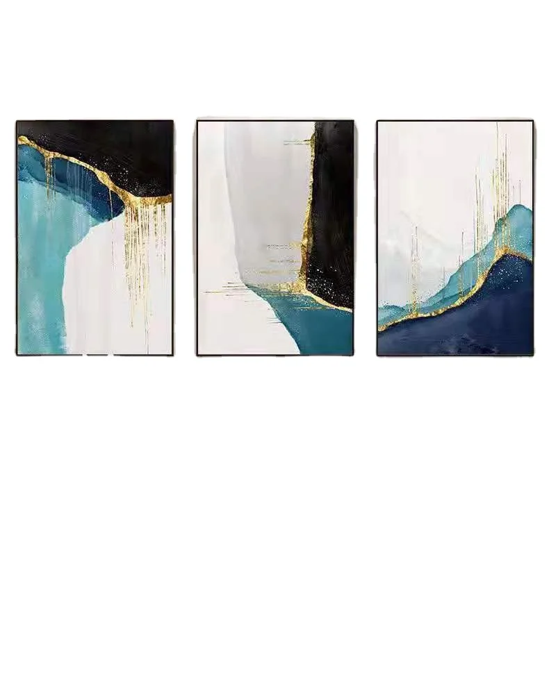 3 Панели, рамка, холст, пейзаж, искусство, Декор, настенная живопись маслом, спальня, настенная живопись, распылитель