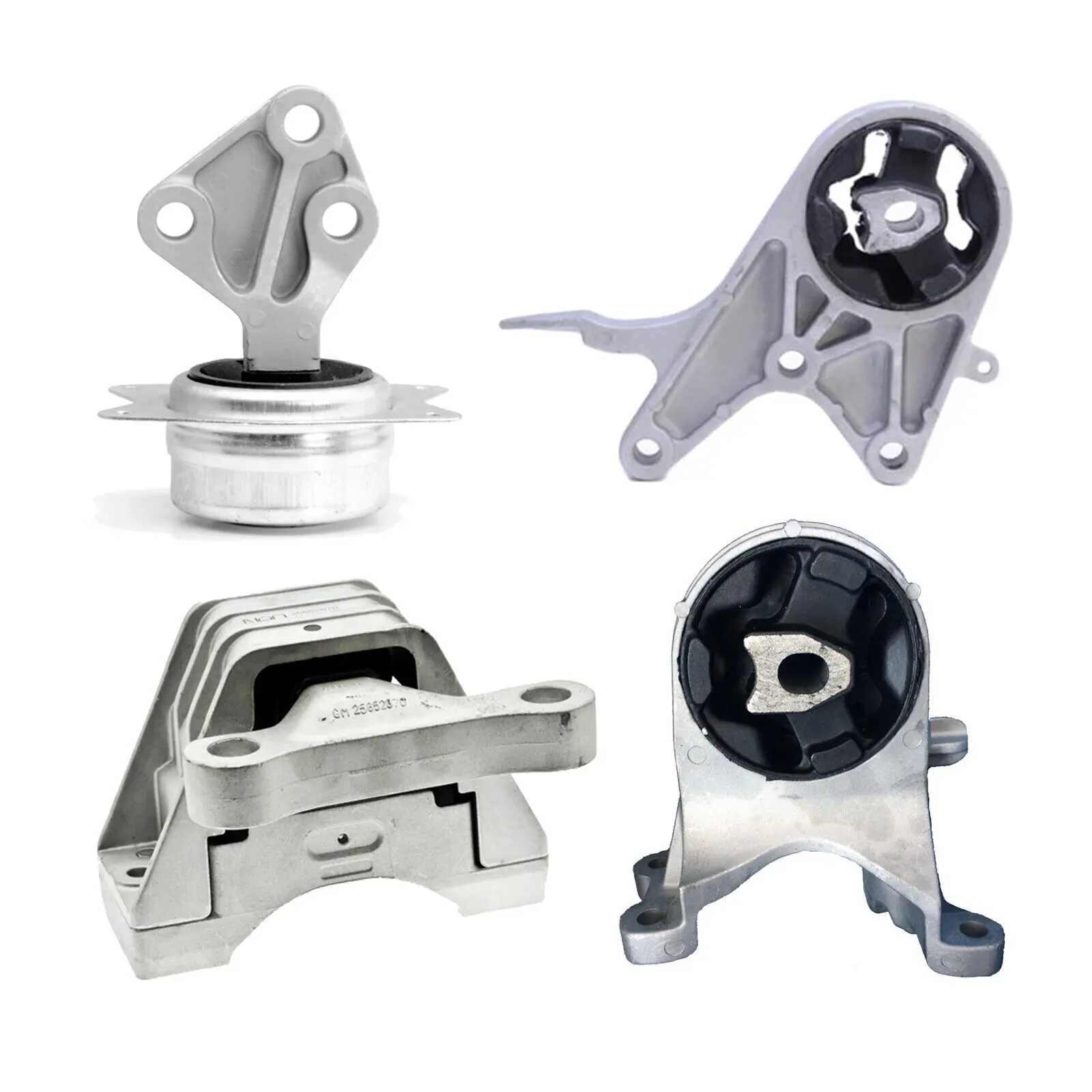 Engine Motor & Trans Mount Set 4PCS. 2008-2012 for Chevrolet Malibu 2.4L  25852870 24100456 25820085 25820087