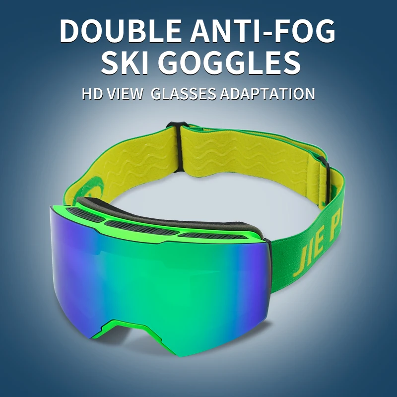 Guangzhou Cool Designer Anti Fog Ski Goggles Custom Logo Snowboard Googles Ski Googles Snow Goggle