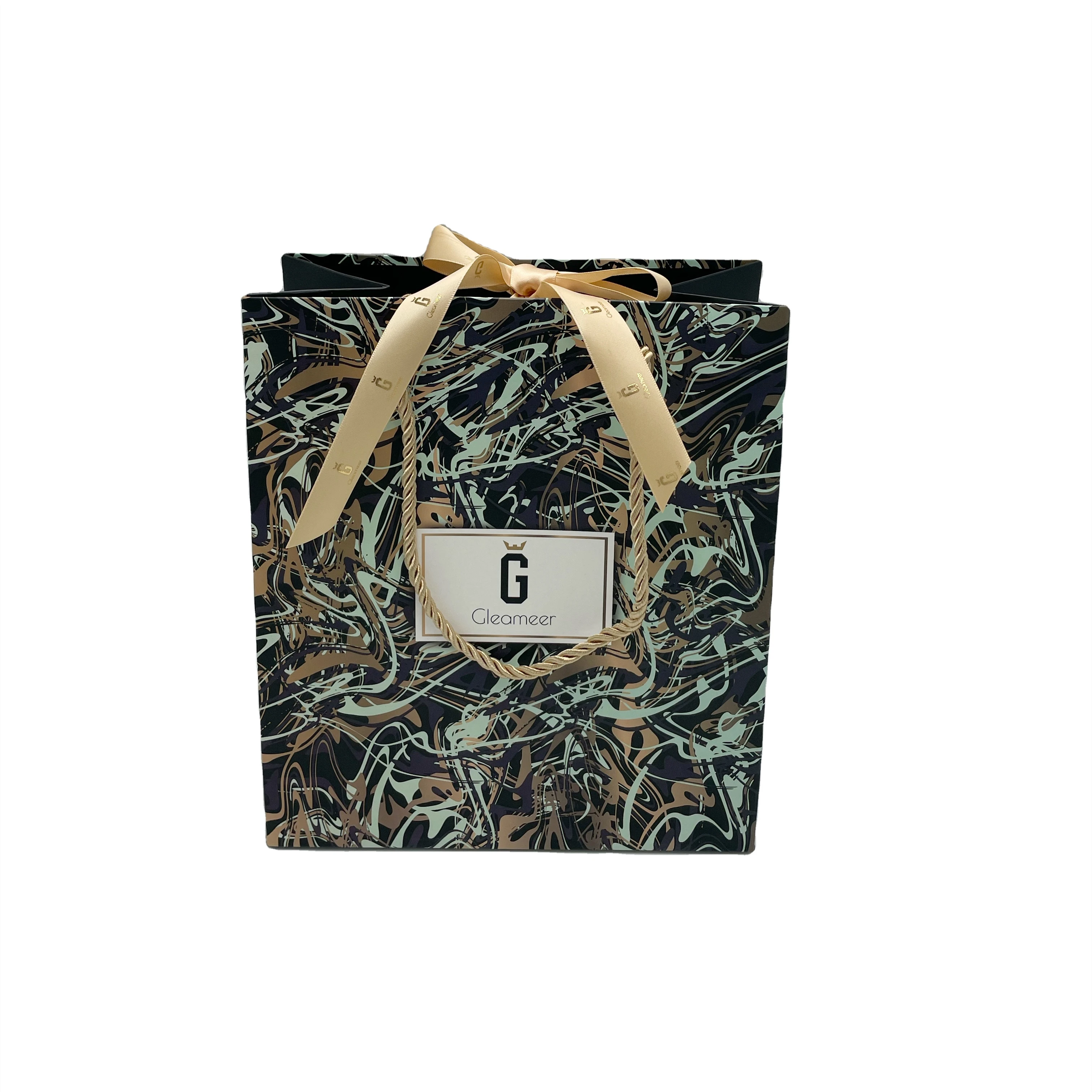 China Manufacture Wholesale Colorful Cheap Personalized Customized Production Small Paper Gift Bag With Handles