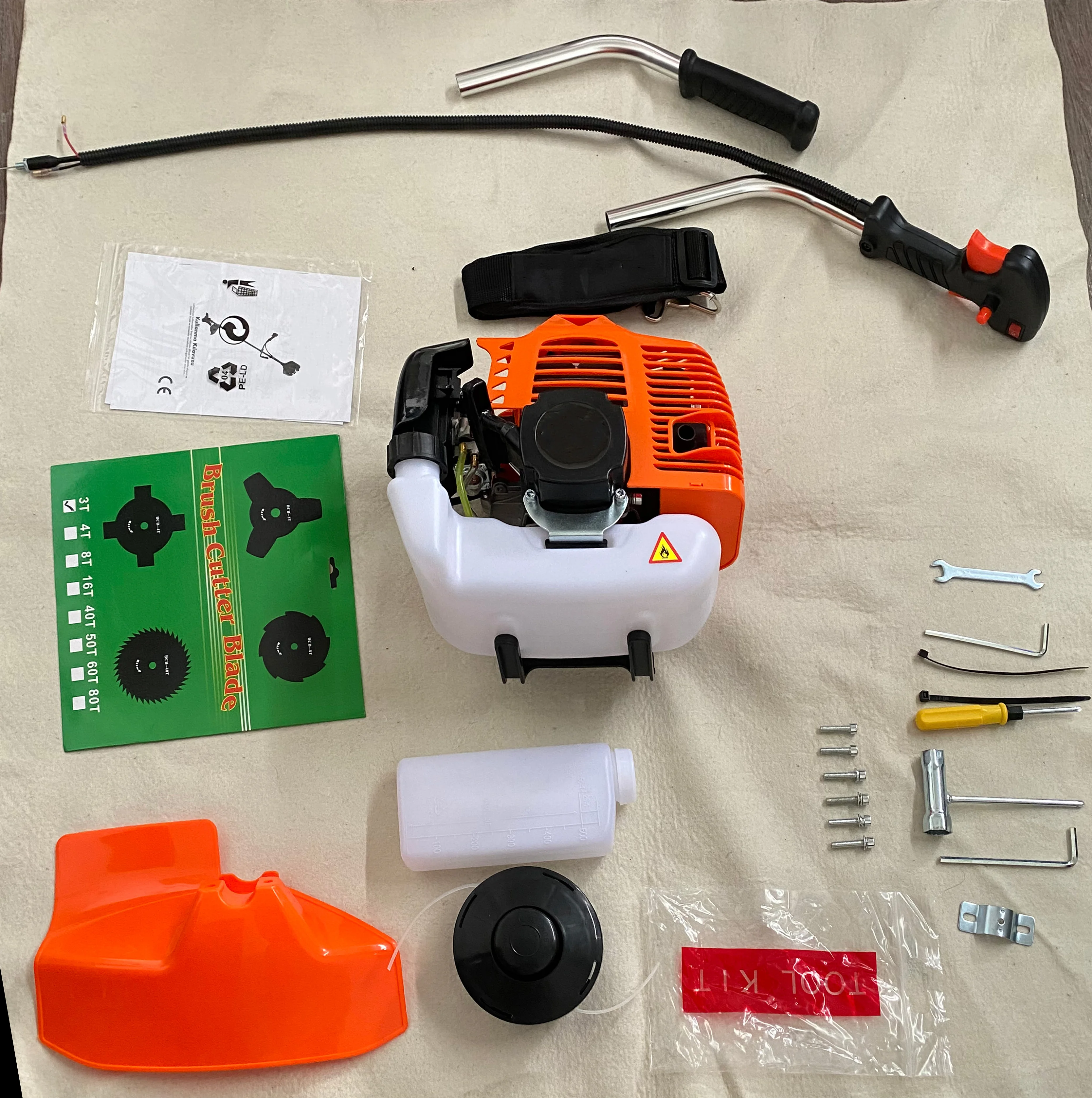 TOGO petrol grass trimmer bc520 brush cutter made in china