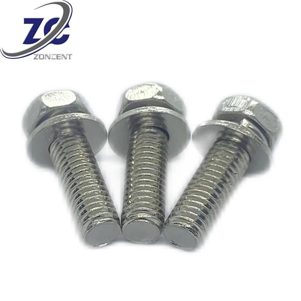 Flat head hexagon bolt 1