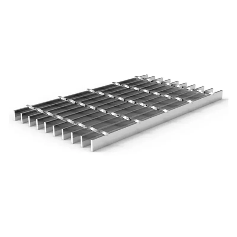 hot dip galvanised diamond steel grate panels platform for the storm drain cover deck