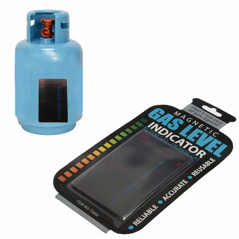 Magnetic Gas Cylinder Tool Gas Tank Level Indicator Propane Butane LPG Fuel Gauge  Temperature Msuring Stick