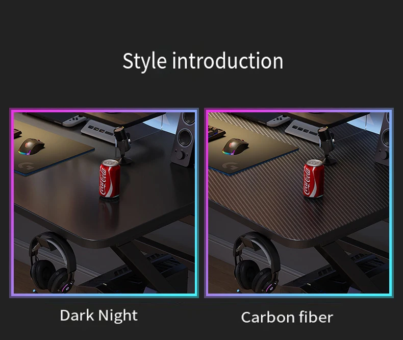 Modern simple office desk Home desktop computer gaming desk Student study desk