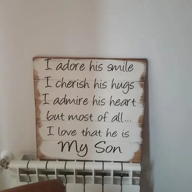 Home Wood Sign Housewarming Gift Rustic Home Decor Solid Wood Home Decoration Box Case 100% Handmade Antique wooden sign shelf