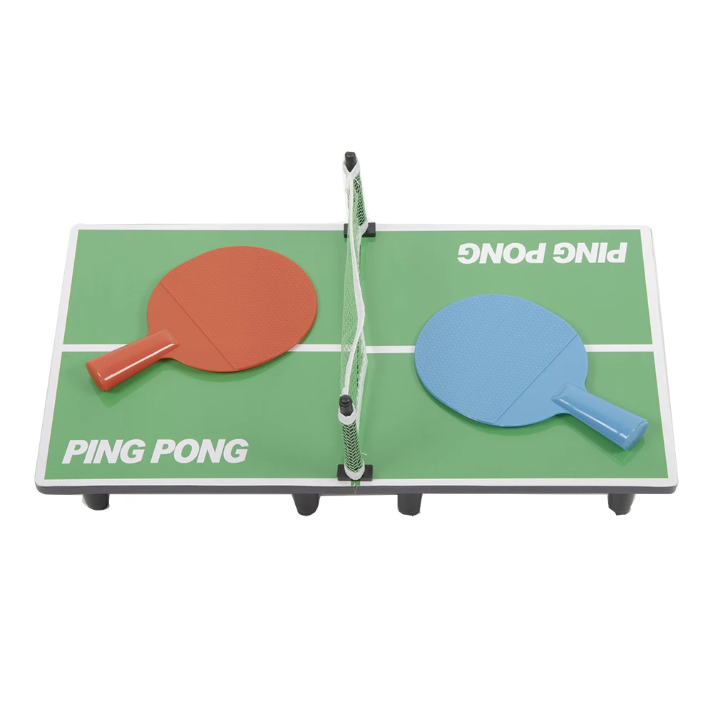 Portable 40cm Mini Table Tennis Set Indoor Sport Mini Table Tennis Game Foldable Board Game Table