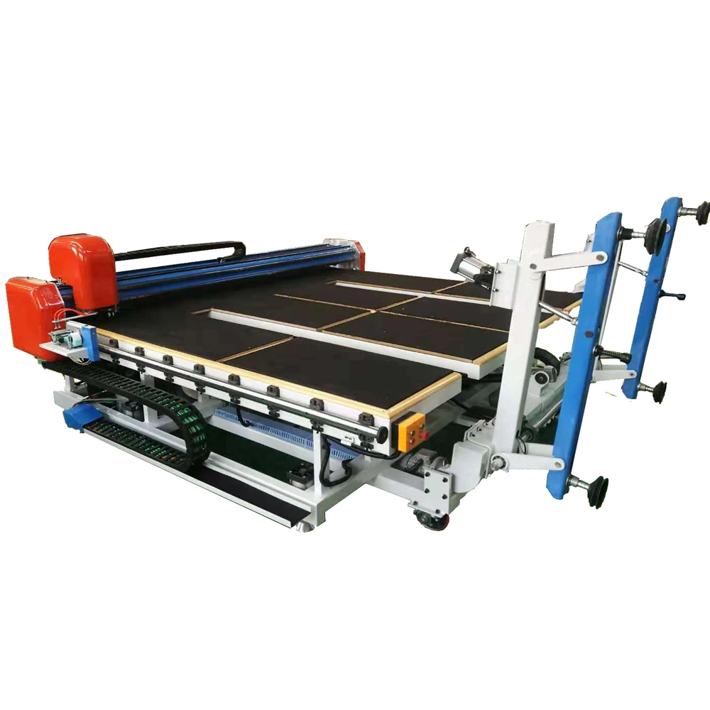 Glass Loader Glass Loading Machine Connect to CNC Glass Cutting Table Cutting Machine with Air Float and Breaking Function