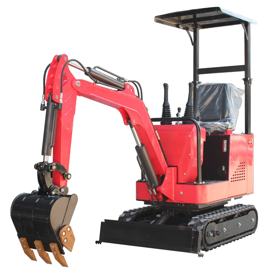Chinese 1 Ton High Quality Free Shipping Crawler Small Digger Mini Excavator Price for Sale