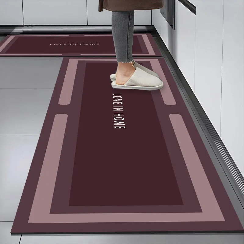 Diatom mud kitchen room mat and carpet